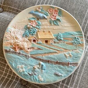 Byron Molds ‘Spring on the Farm’ Wall Plate